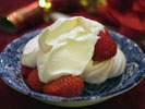 Fresas con crema
